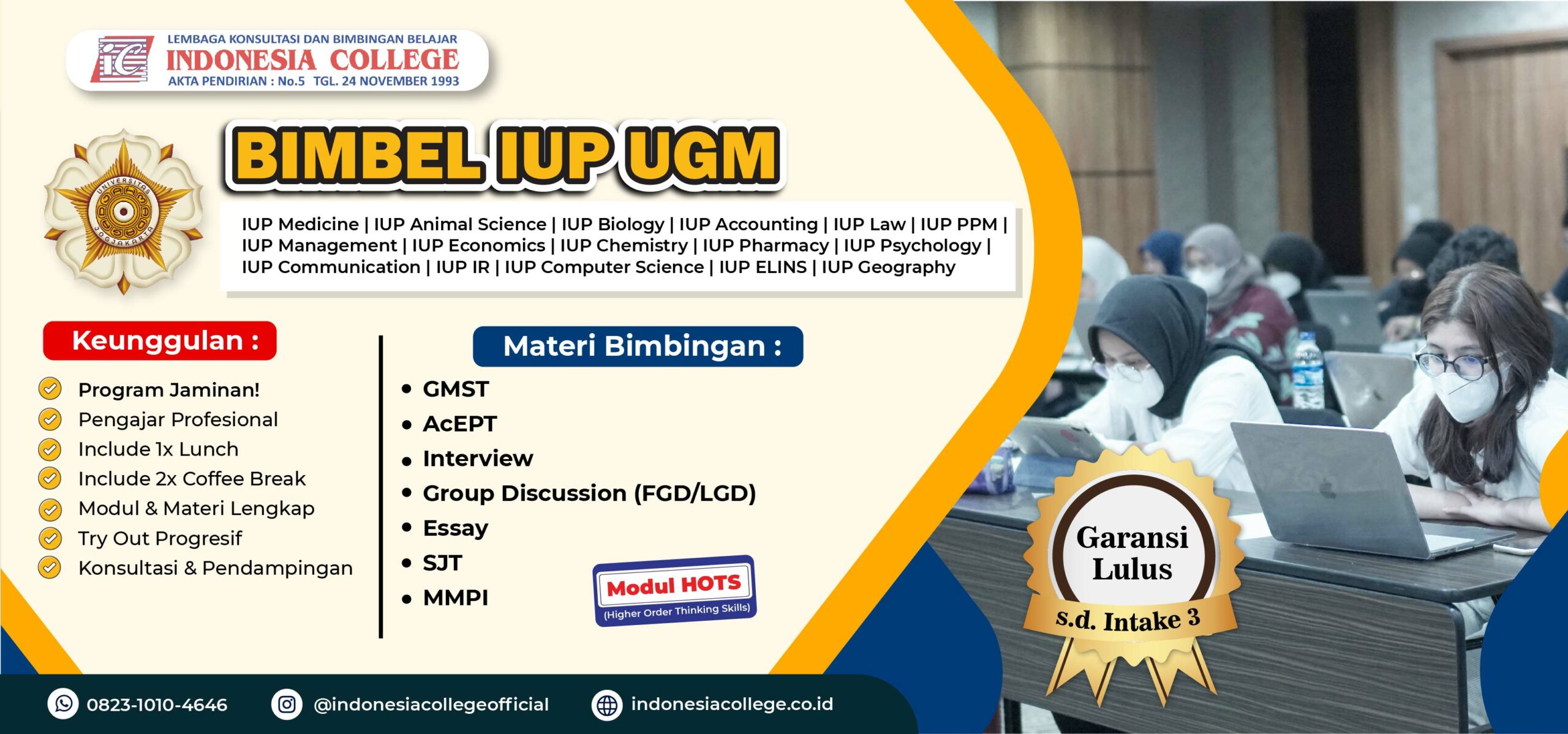 Bimbel IUP UGM Bimbel IUP UGM